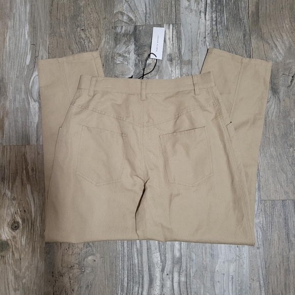 NWT Rebecca Minkoff Sandra pant high rise sand color size 6 - Picture 2 of 12